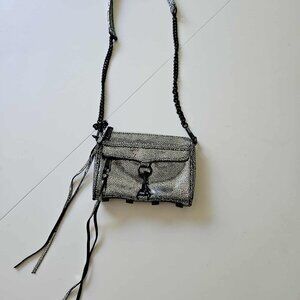 Rebecca Minkoff Mini Mac Clutch with chain shoulder strap